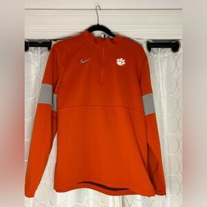 Clemson University  Nike ~ Dri -Fit  ~ 3/4 Zip Pullover ~ Size Medium